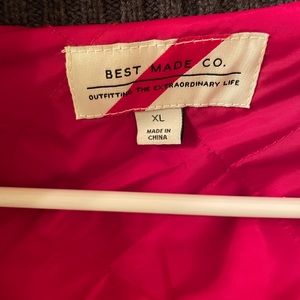 Best Made geometric tribal pattern shawl collar cardigan